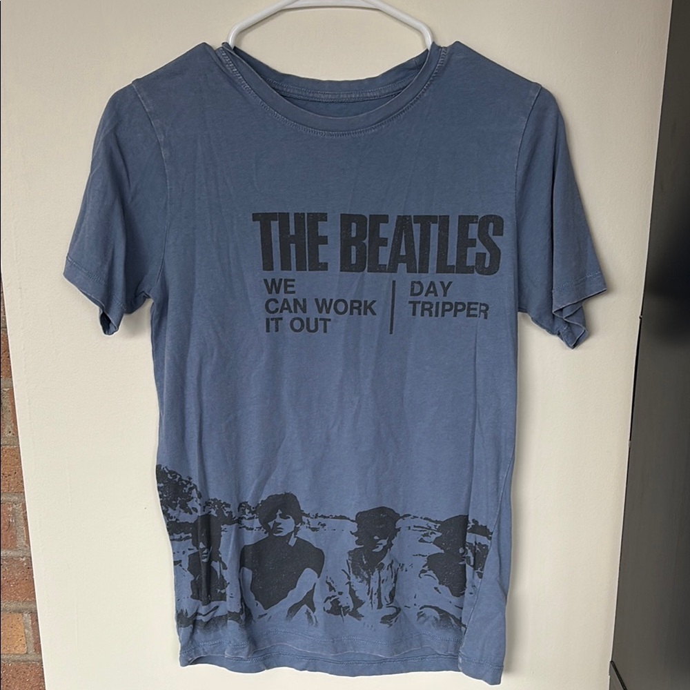 The Beatles Graphic T-Shirt in Blue